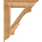Ekena Millwork Balboa Traditional Rough Sawn Bracket w/ Offset Brace, Western Red Cedar, 8"W x 30"D x 36"H BKT0806X30X36BOA01RWR - alternate 4